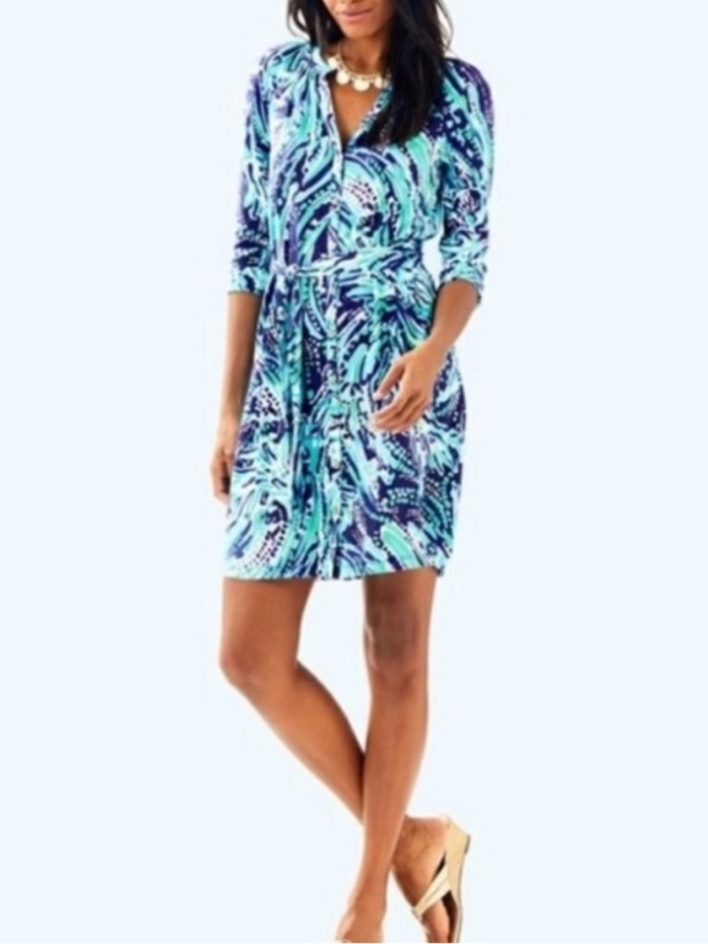 Lilly Pulitzer Bailor Dress Crash The Bash Medium
